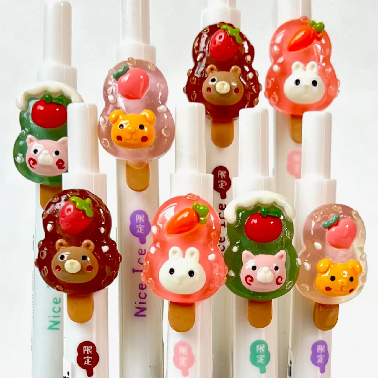 X 22527 ANIMAL POPSICLE RETRACTABLE GEL PEN-DISCONTINUED