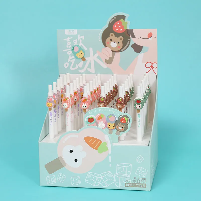 X 22527 ANIMAL POPSICLE RETRACTABLE GEL PEN-DISCONTINUED