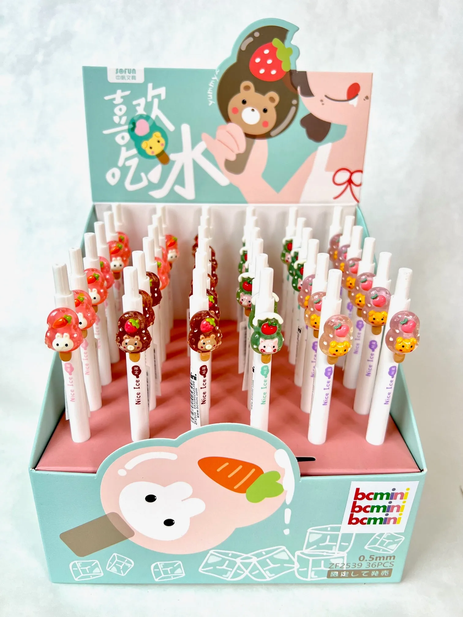 X 22527 ANIMAL POPSICLE RETRACTABLE GEL PEN-DISCONTINUED