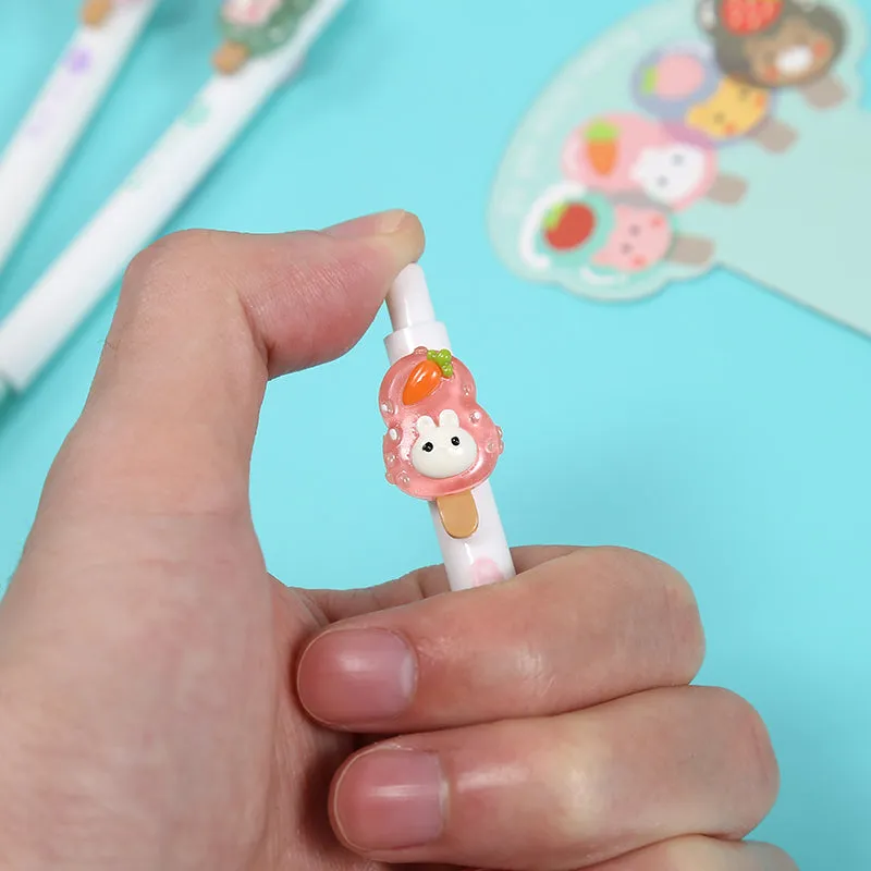 X 22527 ANIMAL POPSICLE RETRACTABLE GEL PEN-DISCONTINUED