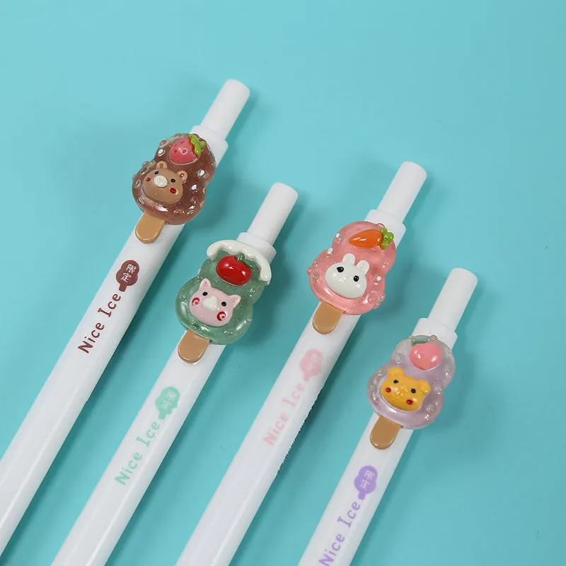 X 22527 ANIMAL POPSICLE RETRACTABLE GEL PEN-DISCONTINUED
